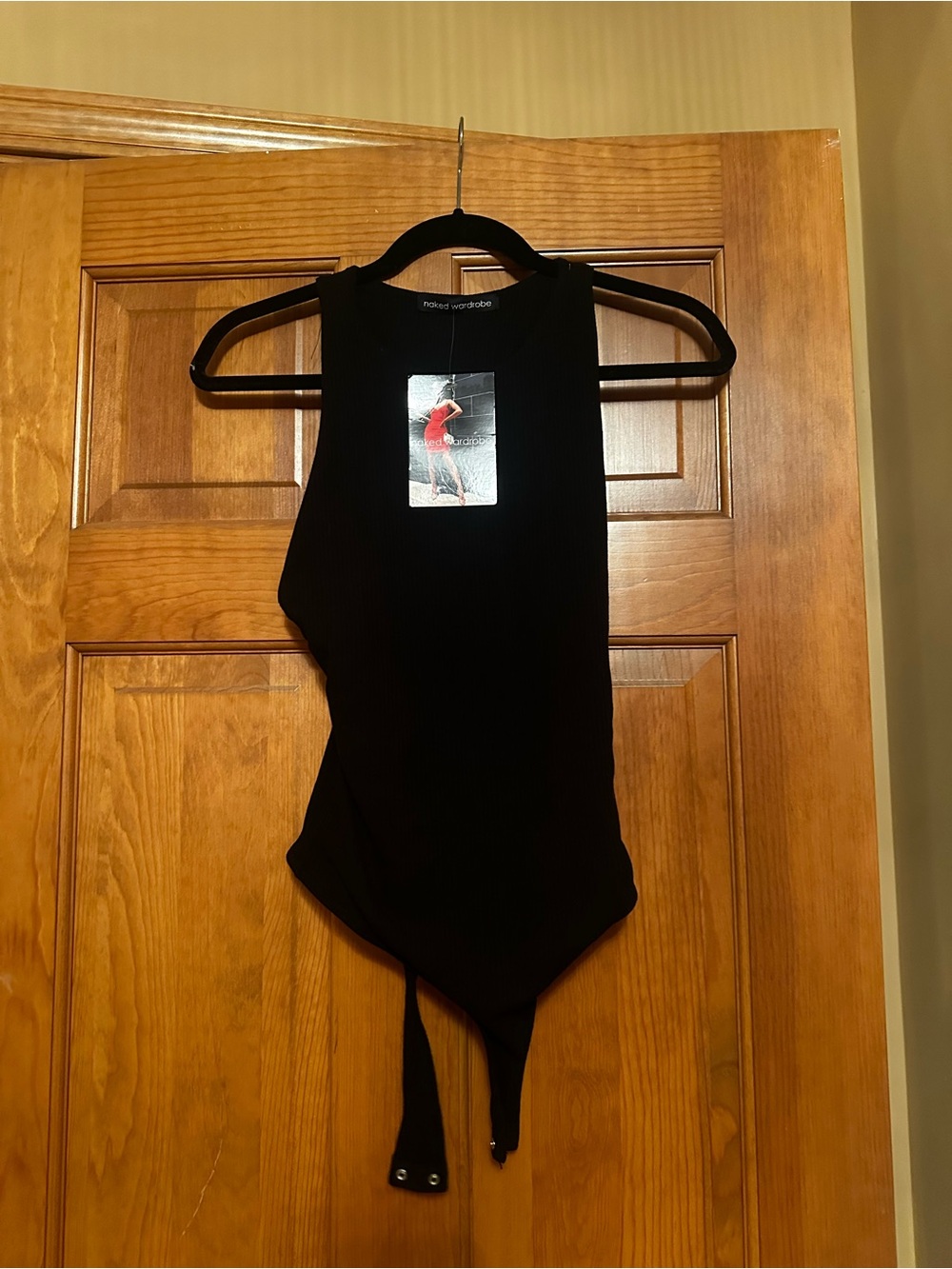 NWT Naked Wardrobe High Neck Ribbed Bodysuit - Picture 3 of 4